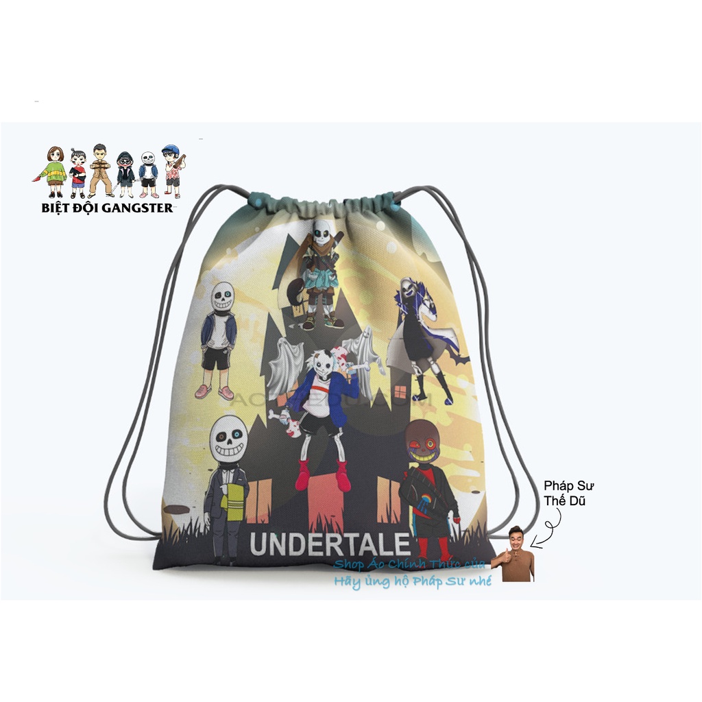 Balô rút UNDERTALE - Pháp Sư Gangster - Shop Áo Thế Dũ chính thức