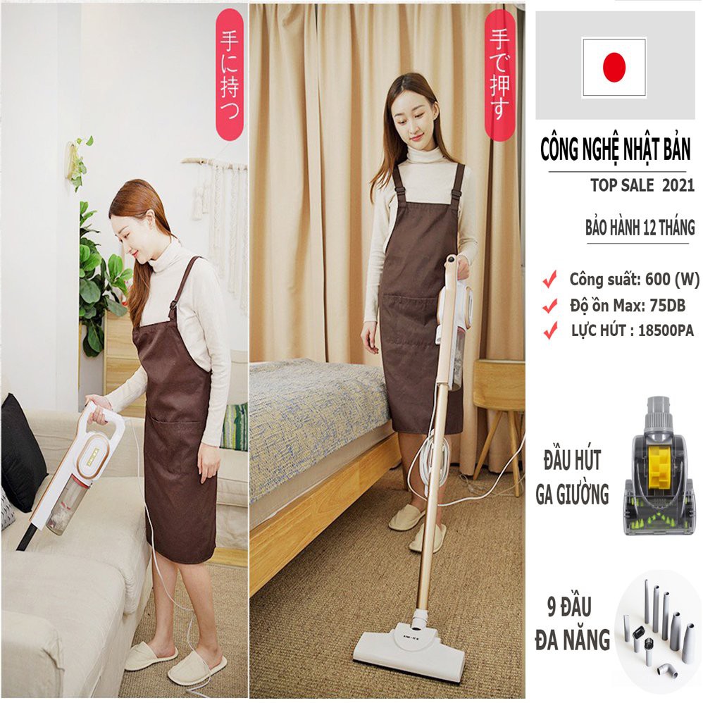 [Mã ELMS5 giảm 7% đơn 300K] Máy Hút Bụi Gia Đình Cầm Tay Cát Á Công Suất Lớn 700W 800W Bảo Hành 12 Tháng VT161
