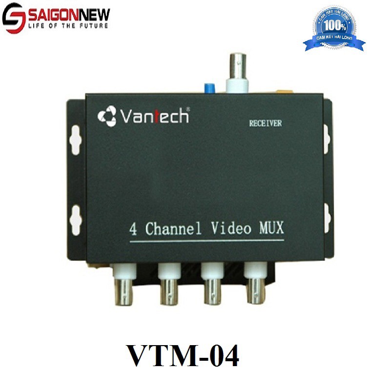 Bộ ghép tín hiệu 4 kênh video VANTECH VTM-04