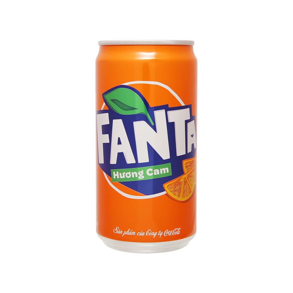 5 lon nước ngọt Fanta hương cam 250ml