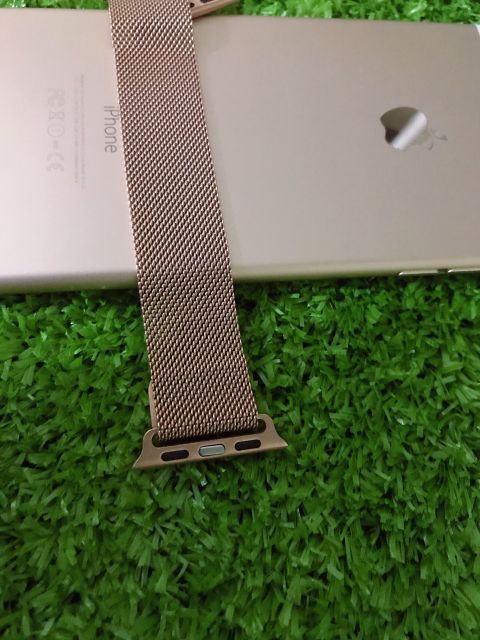 ⌚Dây đồng hồ Apple Watch ↗️Dây thép lưới Milanese Loop (phụ kiện loại chuẩn đẹp). (Hình shop tự chụp nhé 🥰)