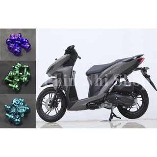 Ốc Titan Gr5 6li15 trang trí xe Vario Honda