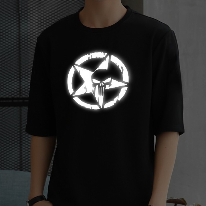 ÁO PHÔNG UNISEX PHẢN QUANG NGÔI SAO | BigBuy360 - bigbuy360.vn