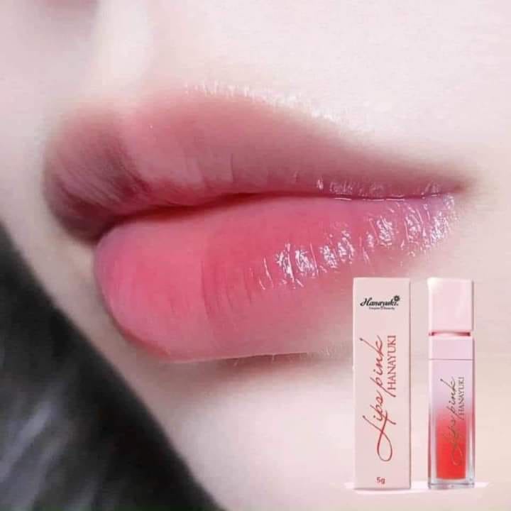 Sỉ-Son dưỡng Hanayuki xoá khử thâm, làm hồng môi, dưỡng môi căng mọng Lips Pink Hanayuki chính hãng - Hanayuki Clinic