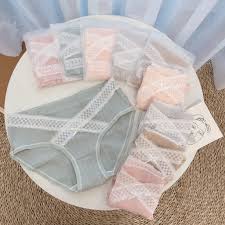 [ HÀNG CAO CẤP ] Quần lót bầu cạp chéo, mix ren nơ, mềm mịn, 100% cotton kháng khuẩn mặc bầu và sau sinh BE029