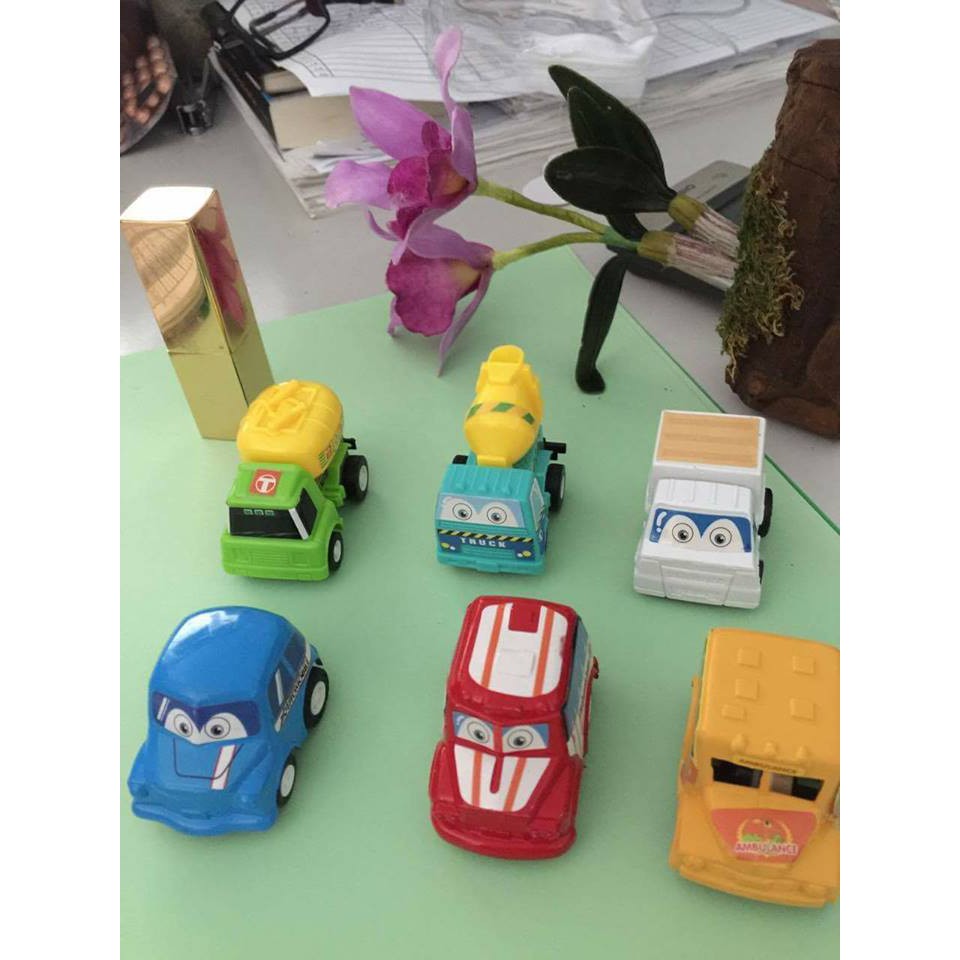 set 6 xe đồ chơi cho bé