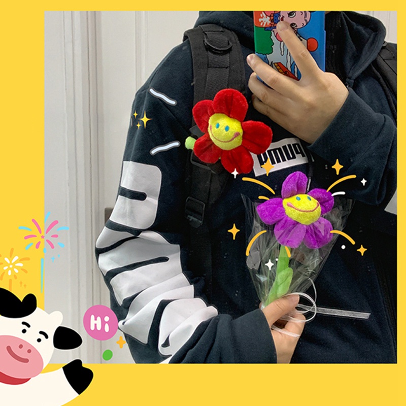 Hoa Hướng Dương Giả Trang Trí Để Bàn Xinh Xắn