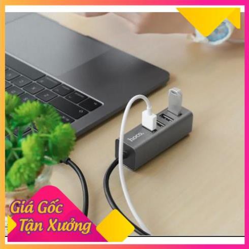 🍀 Giá sỉ 🍀  Hub Hoco 4 ổ HB1 cổng TypeC dùng cho Macbook, ĐT cổng typec