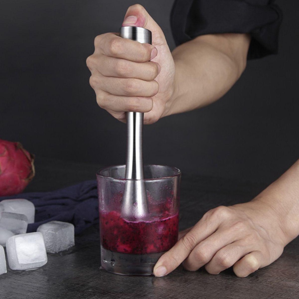 Búa Nghiền Đất Sét Bằng Thép Không Gỉ Cho Bartender