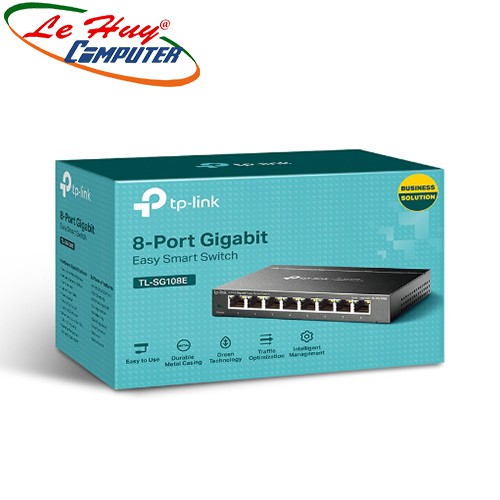 [Mã 99ELHA giảm 7% đơn 300K] Thiết bị chia mạng TP-Link TL-SG108E 8-Port Gigabit Easy Smart