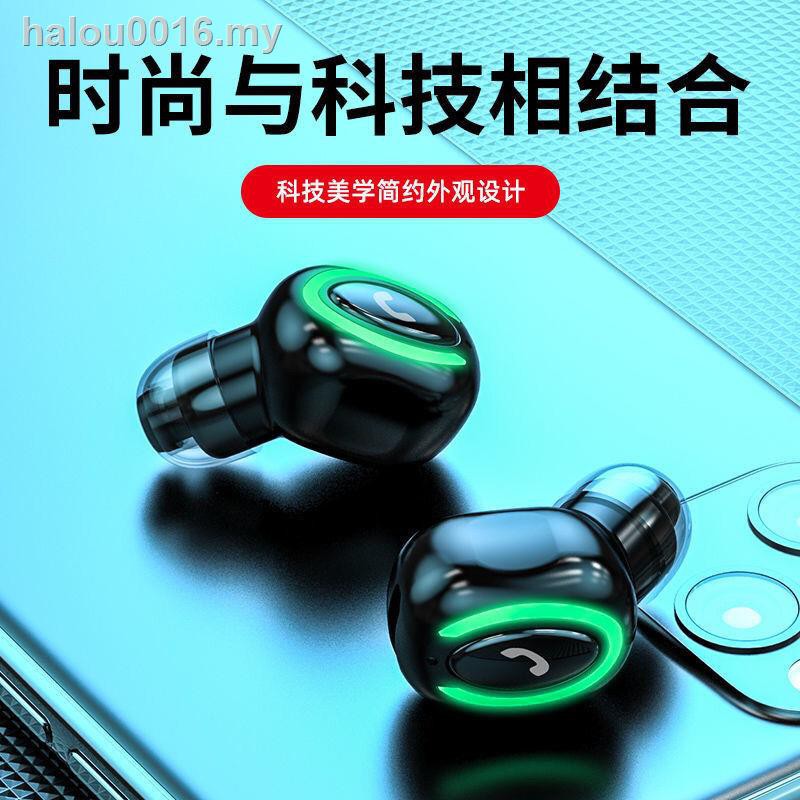 Tai Nghe Bluetooth Không Dây Mini Có Đèn Nhấp Nháy Cho Apple Oppo Xiaomi Vivo Huawei