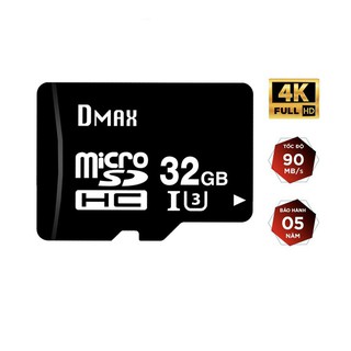 Thẻ nhớ MicroSD Từ 4GB Đến 32GB DMAX BH 5 Năm