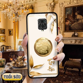 Ốp lưng kính 3D 12 con giáp - Xiaomi Redmi Note 9s/ Note 9 pro