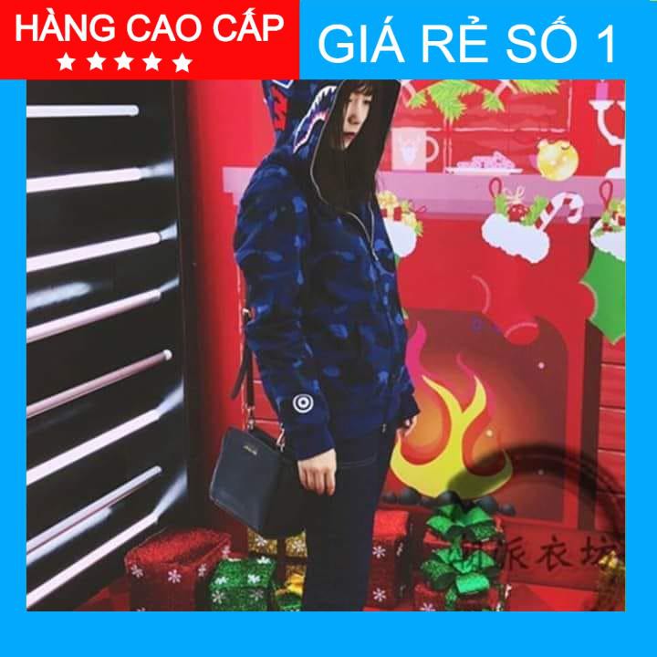 ⚡️[Freeship - Full Tag Túi]⚡️ Áo khoác Bape camo /jacket bape camo/áo khoác bape xanh 1 màu