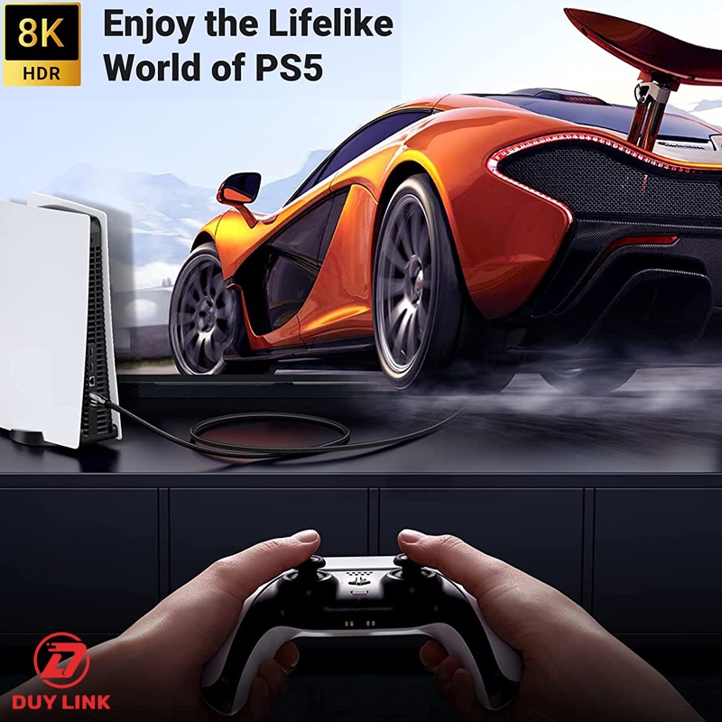 Cáp HDMI 2.1 hỗ trợ 8K@60Hz dài 1m đến 5m chính hãng Ugreen 80401 80402 80403 80404 80405