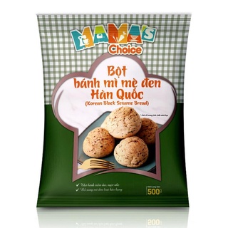 Bột bánh mì mè đen hàn quốc mama s choice 500g - ảnh sản phẩm 1