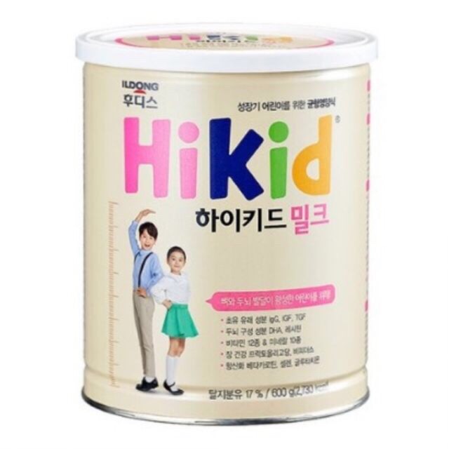 SỮA HIKID VỊ VANI 600g