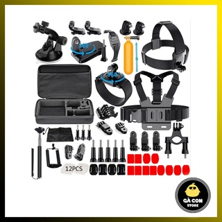 Túi phụ kiện GOPRO, SJCAM 61 in 1 gắn camera, hàng thể thao chuyên dụng cao cấp cho dân phượt
