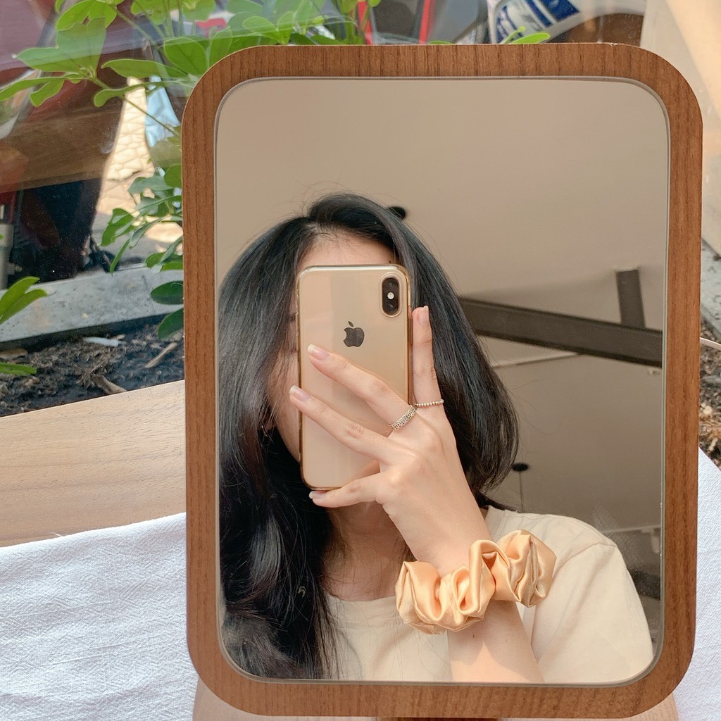 [Ảnh thật]CỘT TÓC VẢI SCRUNCHIES LỤA SATIN TÔNG CAM SANG TRỌNG-THỜI TRANG HÀN QUỐC NỮ PHỤ KIỆN GIÁ RẺ ĐẸP