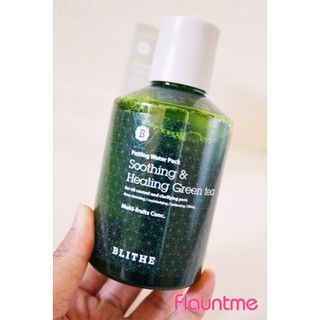 Mặt nạ vỗ BLITHE Patting Splash Mask Soothing & Healing Green Tea