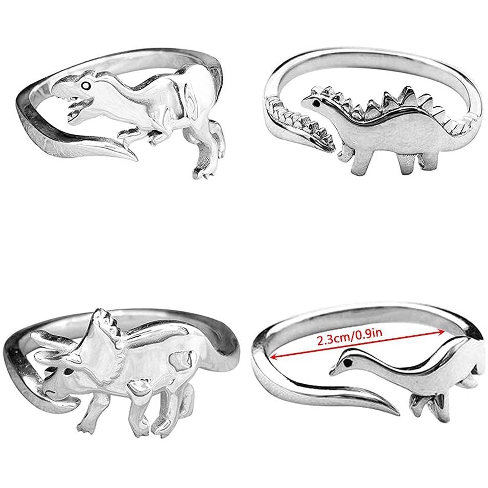 Nhẫn Mở Hình Khủng Long Độc Đáo