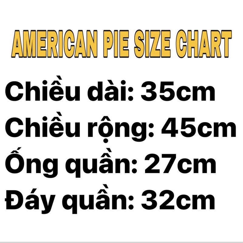 American Pie - Quần short Fire đen