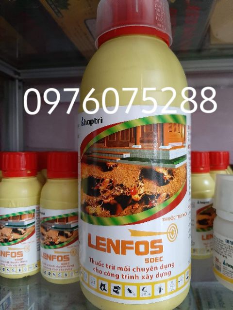 Thuốc chống mối nền móng cho công trình xây dựng Lenfos 50 EC 1 lít [chính hãng]