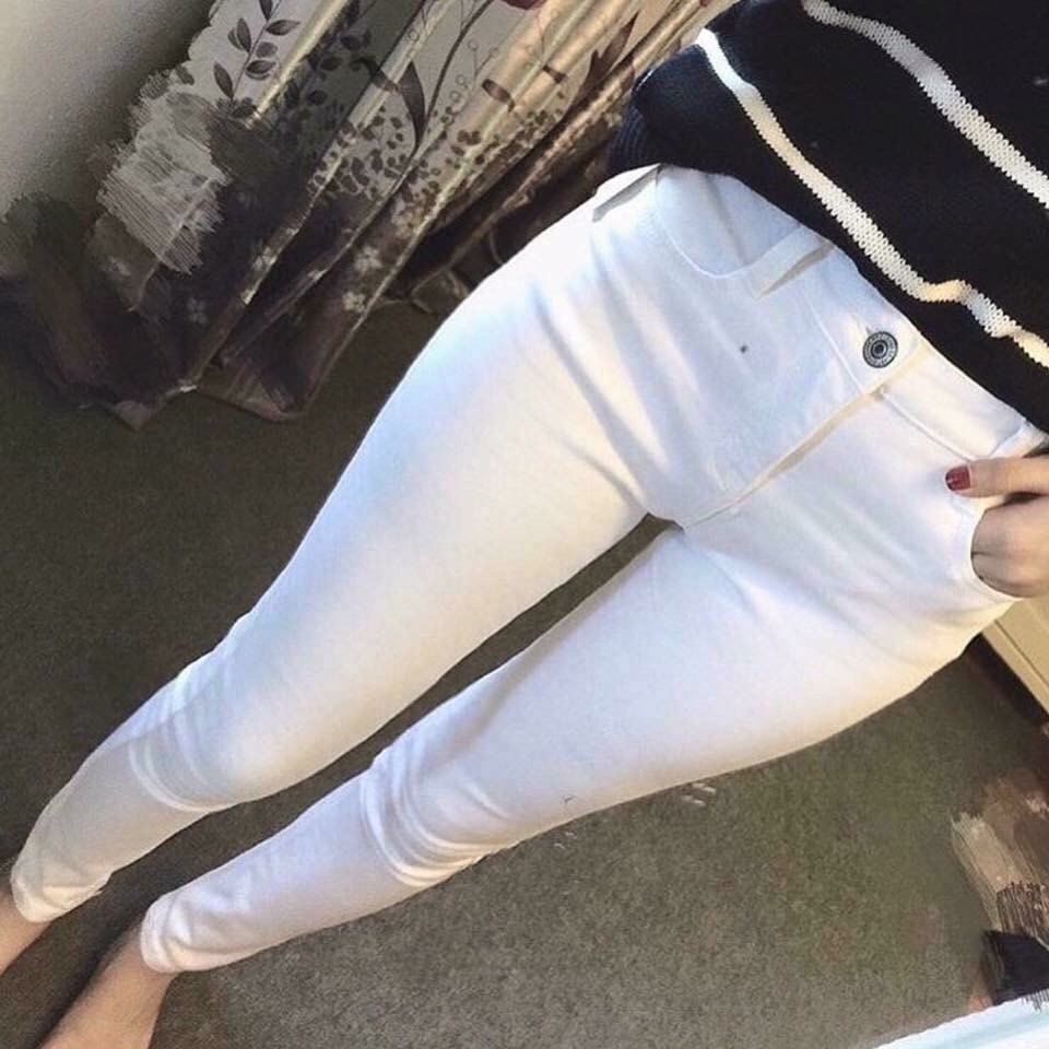Skinny trắng - đen