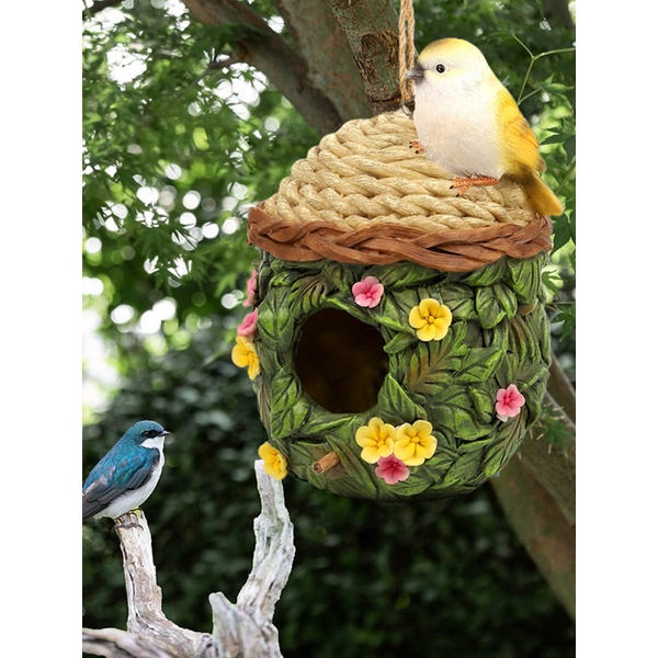 Mô hình ngôi nhà chim treo tường trang trí mới