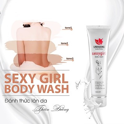 Kem Ủ Trắng Dưỡng ẩm da toàn thân Sexy Girl Body Wash Chính Hãng Linh Hương 100ml