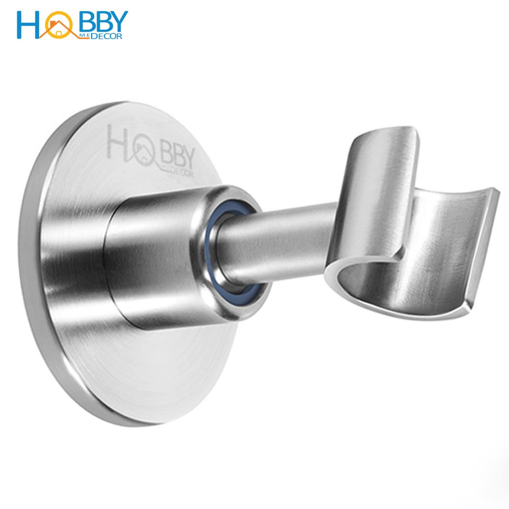 Giá giữ vòi sen nhà tắm Inox 304 Hobby Home Decor GVSI dán tường gạch men - keo dán siêu dính