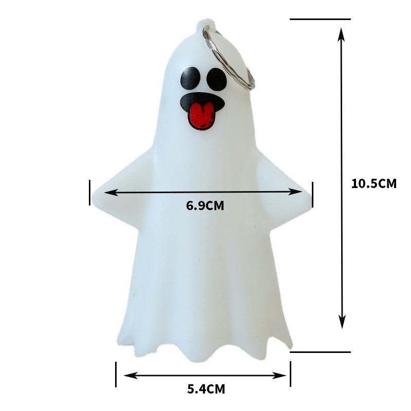 Đèn Ngủ Hình Búp Bê Ma Cà Rồng 3D Sáng Tạo Vui Nhộn Để Bàn Trang Trí Halloween