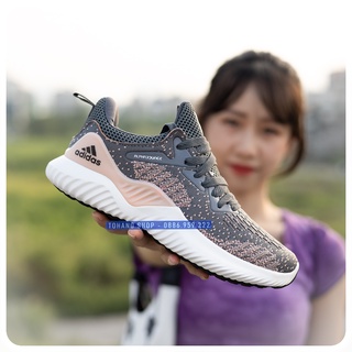 Giày Sneaker Nữ Giày Thể Thao Nữ Alphabounce Màu Xám Hồng