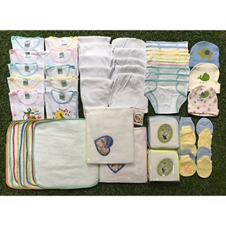 Set đồ sơ sinh trọn gói chuẩn hàng cotton