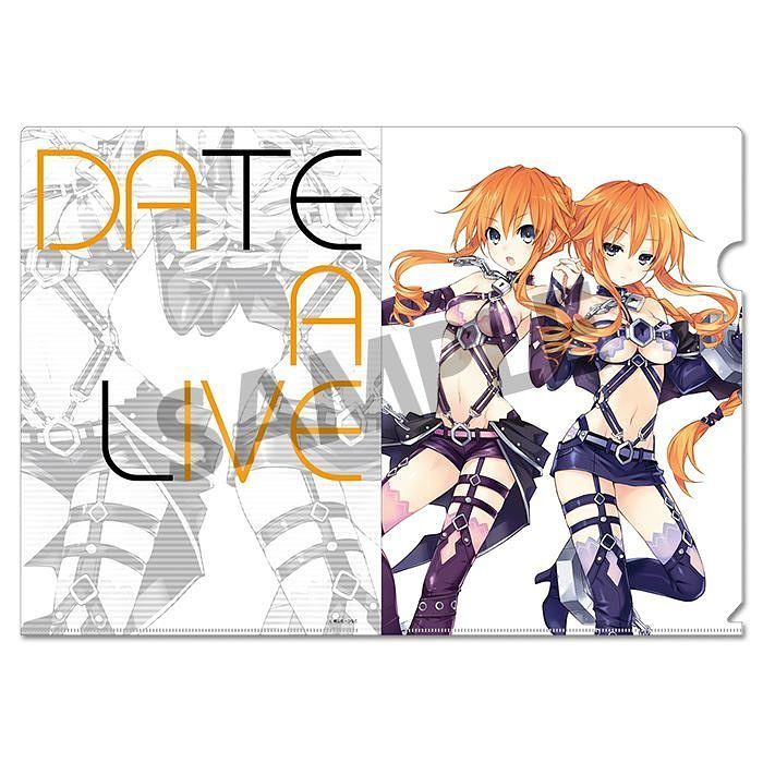 Kẹp file A4 hình nhân vật anime Date a live (hàng chuẩn có tem) set I