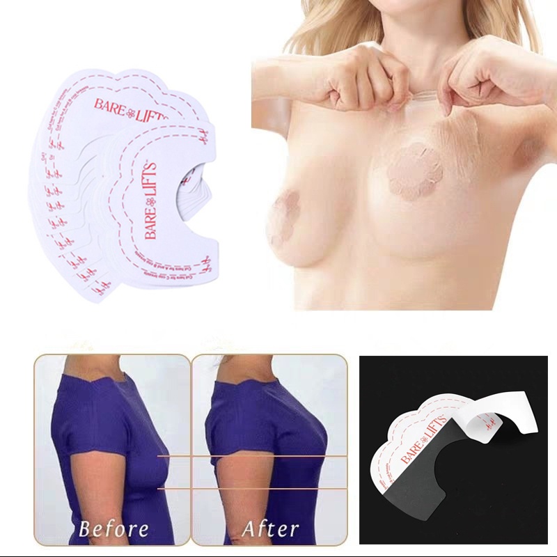  Bộ phụ kiện AIJOLEN gồm băng dán ngực + miếng nâng ngực + miếng dán ngực cho nữ