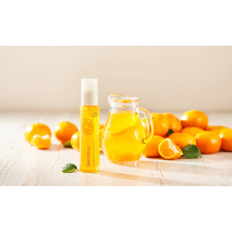 Xịt Khoáng Chiết Xuất Từ Quýt Giúp Cấp Ẩm, Dưỡng Sáng Da Innisfree Tangerine Vita C Mist