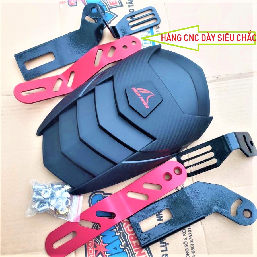Bộ dè chắn bùn sau xe máy 2 chân kiểu ninja siêu ngầu đẳng cấp độ lắp như zin cho nhiều loại xe