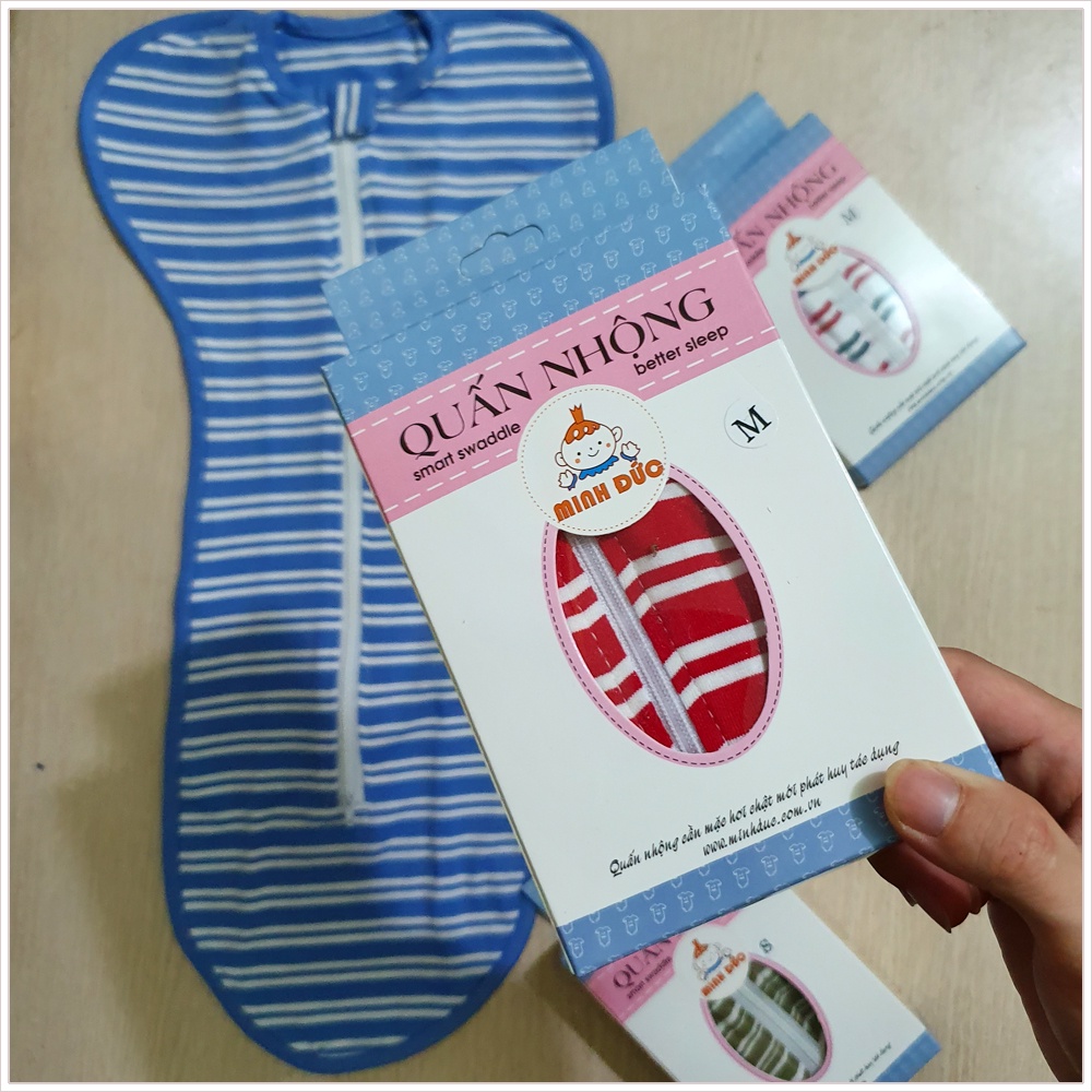 Nhộng Chũn , quần Chũn BEPIKA cotton chống giật mình giúp bé ngủ ngon