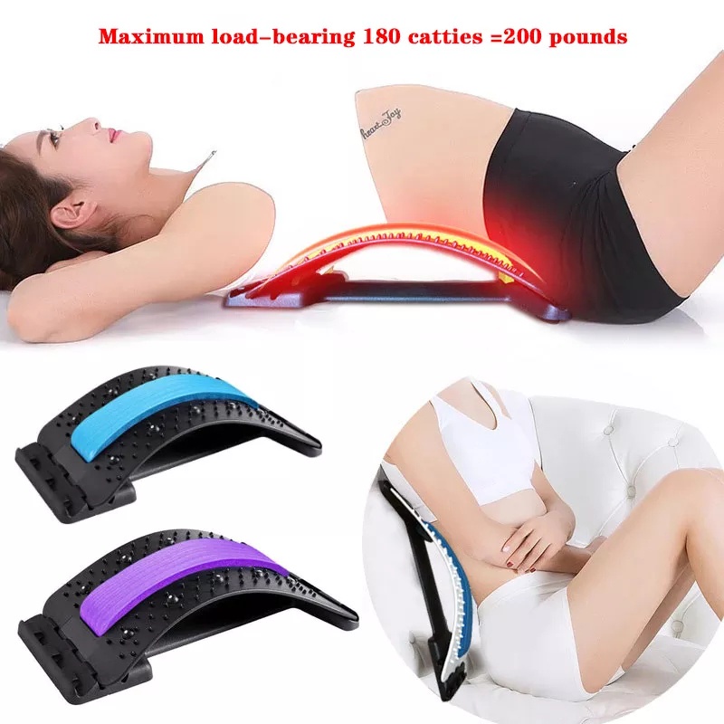 Dụng Cụ Massage Lưng Nắn Chỉnh Cột Sống Lưng - Dụng Cụ Mát Xa Giảm Đau Mỏi Cổ Vai Gáy - Khung Nắn Chỉnh Cột Sống