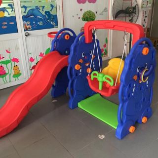 Cầu trượt xích đu