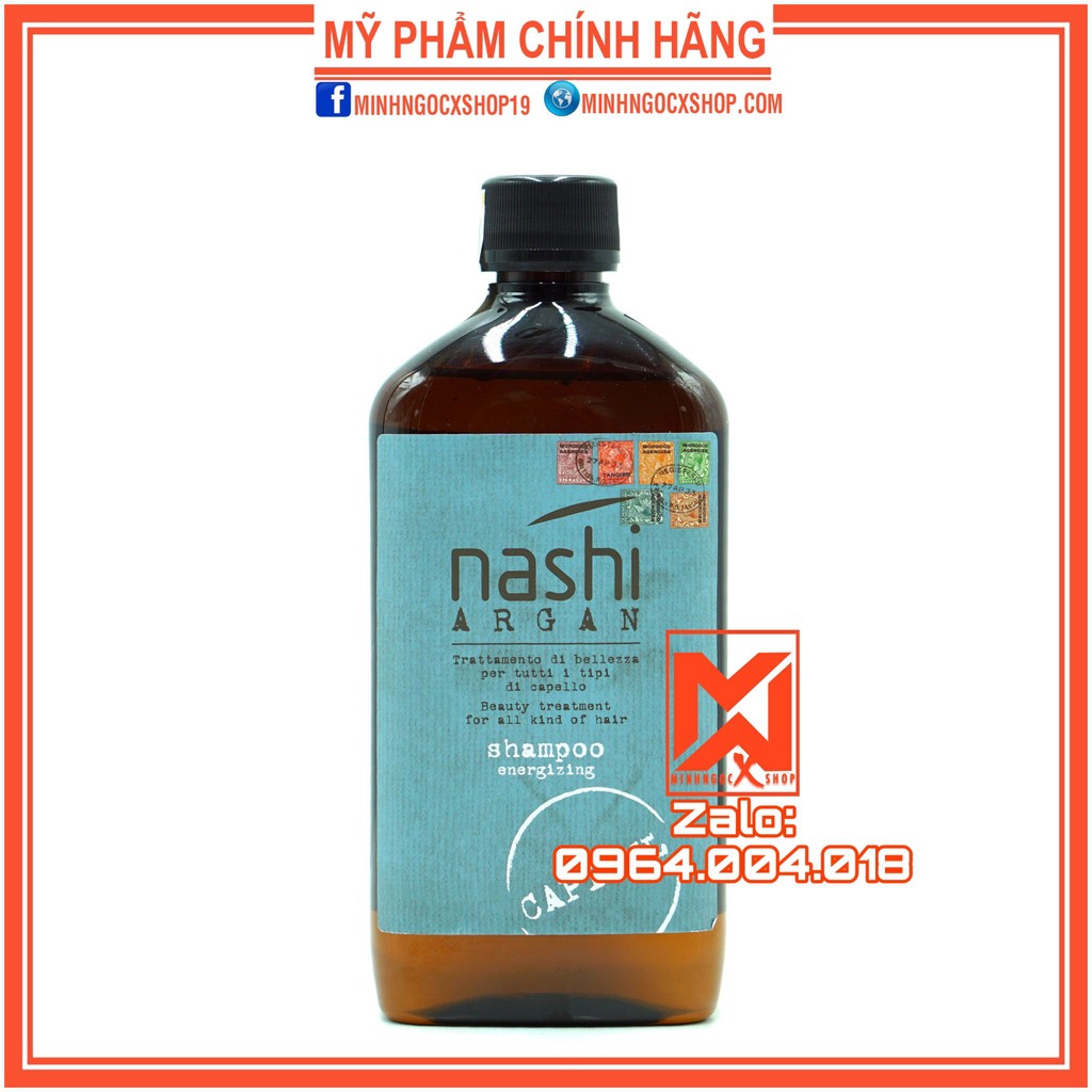 ✅[ NASHI ] DẦU GỘI CHỐNG RỤNG TÓC NASHI ARGAN CAPIXYL 500ML CHÍNH HÃNG