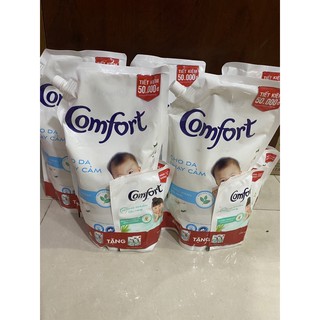 [Tặng 2gói 120ml]Nước xả vải Comfort Cho Da Nhạy Cảm túi 1.6L