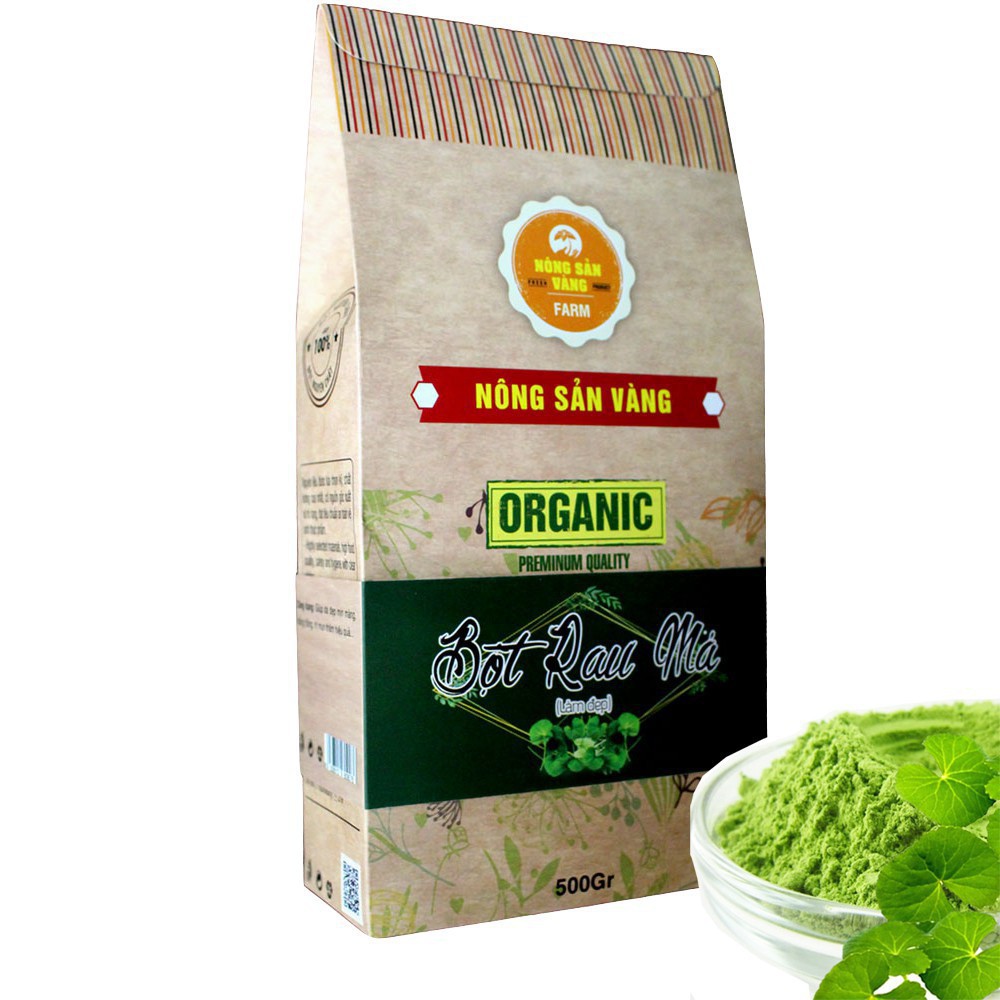 Bột Rau Má Làm Đẹp ,Thải Độc, Ngăn Ngừa Lão Hóa 500gr - Nông Sản Vàng