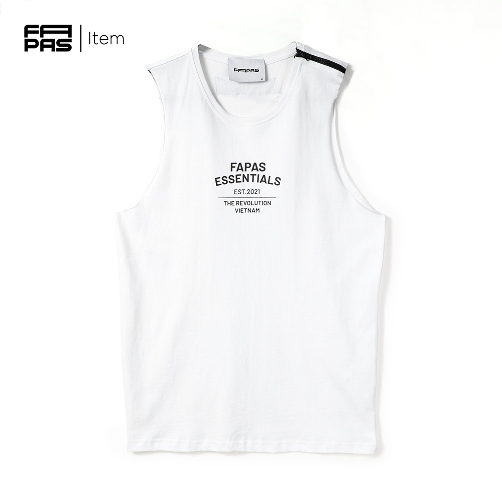 Áo Tanktop Nam Revolu Hình In Cực Cool Chất Vải Cotton Thoải Mái Form Vừa Gọn - FAPAS