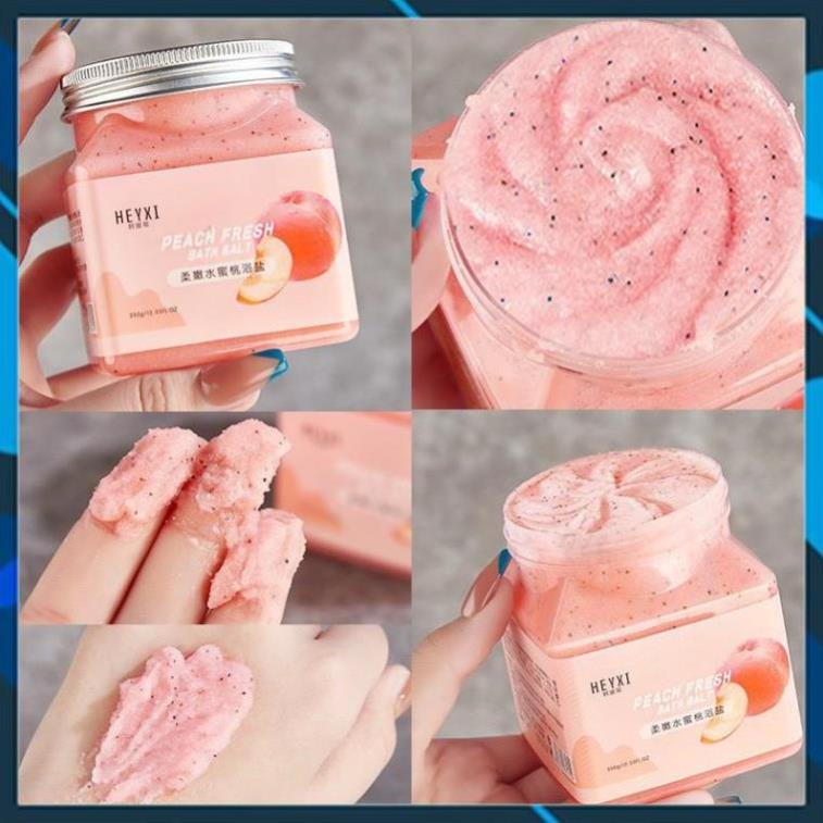 Muối tắm tẩy tế bào da chết sạch mịn giúp da trắng sáng hoa quả heyxi | BigBuy360 - bigbuy360.vn