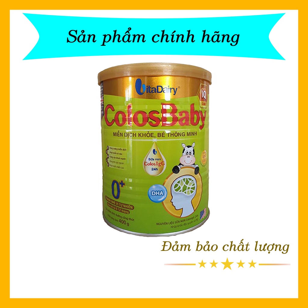 Sữa ColosBaby IQ Gold lon 400g