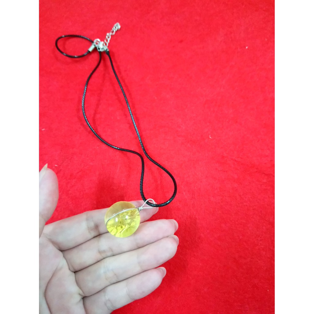 Dây chuyền mặt trong suốt có hoa khô siêu đẹp mẫu mới, mẫu bán chạy. giá 39k bao gồm dây và mặt. hàng đẹp y hình