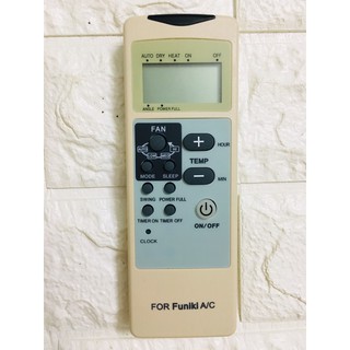 điều khiển điều hòa FUNIKI vàng