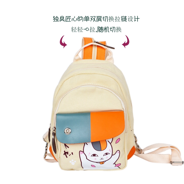 Anime Manga Natsume Yuujinchou Backpack Canvas Shoulders Bag